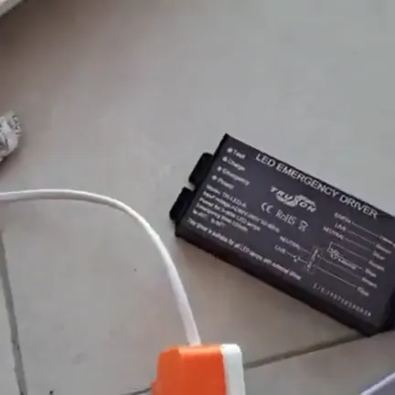 تركيب بطارية الطواريء Led Emergency Driver - فني كهربائي بجدة