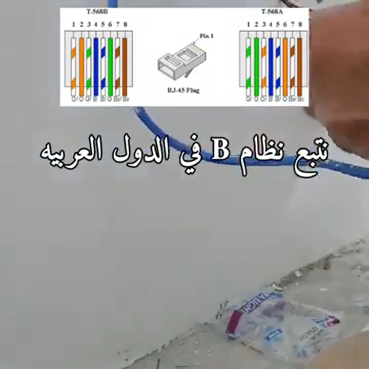 طريقة تركيب فيش النتHow to install a net plug - فني كهربائي بجدة